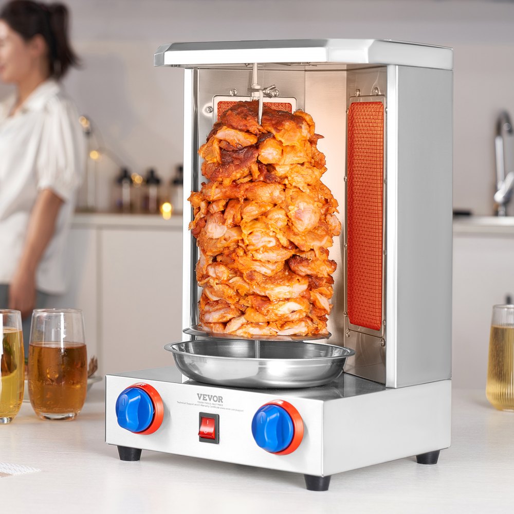 ZH-9211R - Stainless Steel Shawarma Grill Machine for Home & Restaurant Use