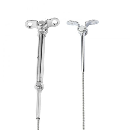 YXHF-1054+2021-1/8" - Adjustable 1/8" Stainless Steel Cable Railing Kit