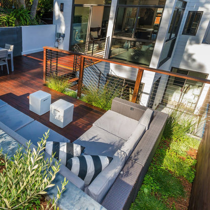 YXHF-1054+2021-1/8" - Durable T316 Stainless Steel Cable Railing Kit for Wood Posts