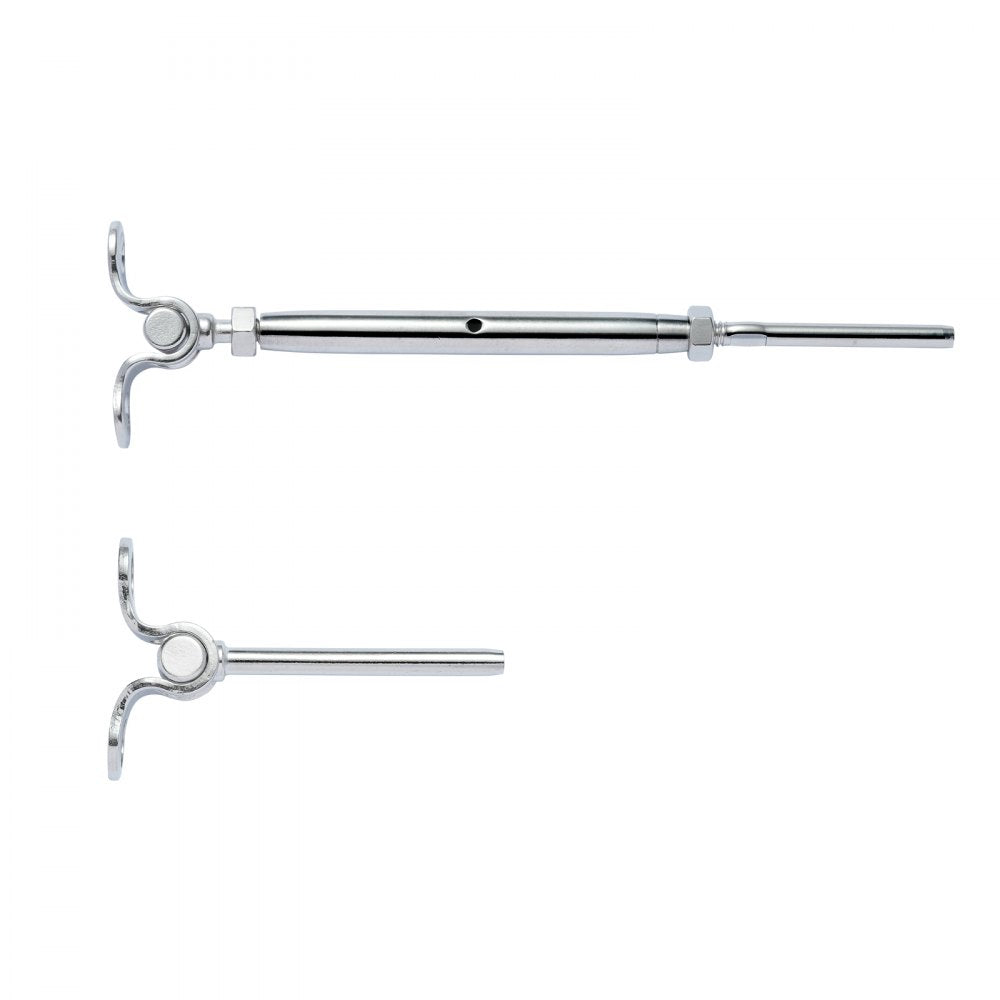 YXHF-1054+2021-1/8"-30 - T316 Stainless Steel Adjustable 1/8" Cable Railing Kit