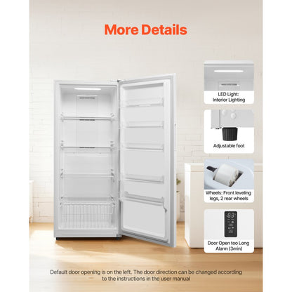 BD578WE - 20.2 Cu.Ft Convertible Freezer/Refrigerator with Automatic Defrost