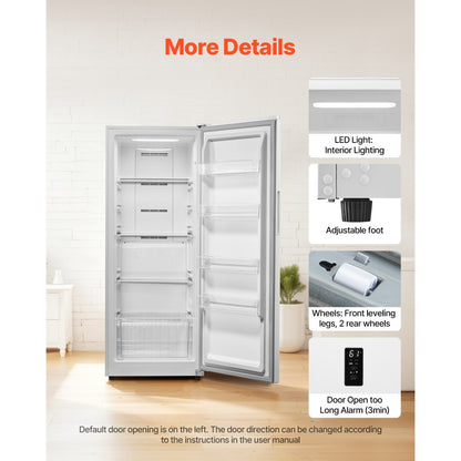 BD398WE - 14 Cu.Ft Convertible Freezer/Refrigerator, Quiet & Energy-Efficient