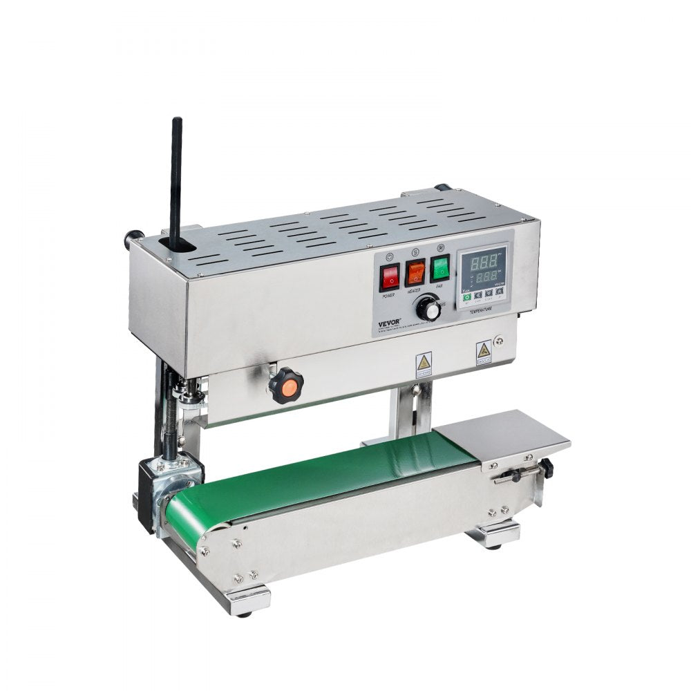 900MLS - Stainless Steel Continuous Bag Sealer, 16 m/min Speed, 600W Power