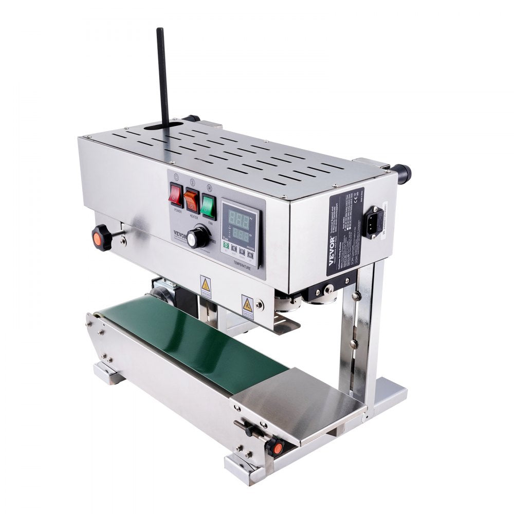 900MLS - Stainless Steel Continuous Bag Sealer, 16 m/min Speed, 600W Power