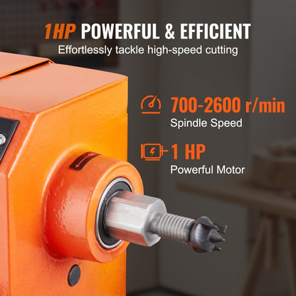 WL1000GV - VEVOR 40-Inch Wood Lathe for Precision Crafting