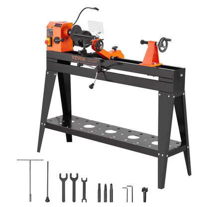 WL1000GV - VEVOR 40-Inch Wood Lathe for Precision Crafting