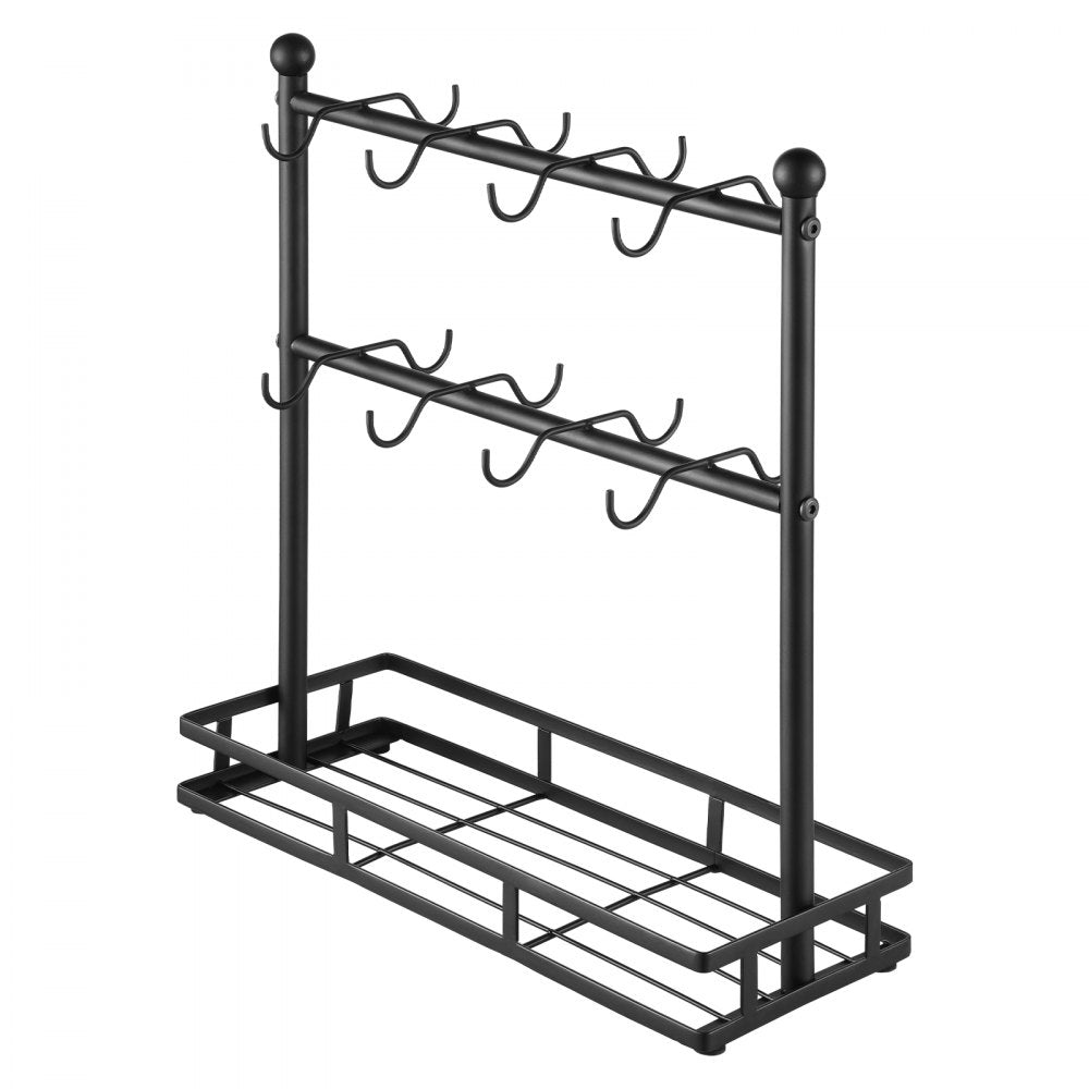 MUG-XM001 - 16-Hook Coffee Mug Holder & Storage Rack for Countertop