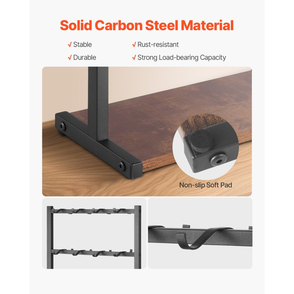 MUG-XM002 - Stylish 16 Hook Coffee Mug Rack with Wood Base Organizer