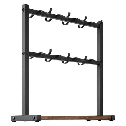 MUG-XM002 - Stylish 16 Hook Coffee Mug Rack with Wood Base Organizer