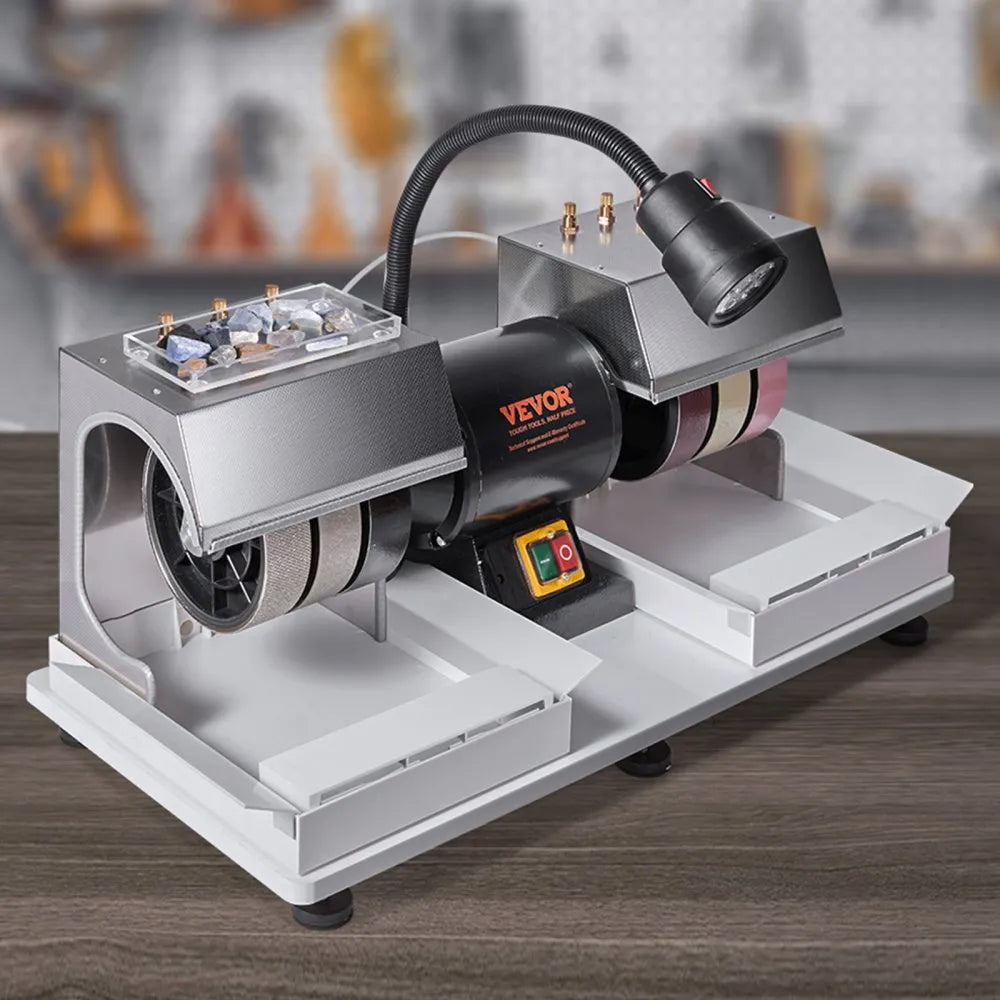 VV-JH-6P - VEVOR 6" Cabbing Machine with Diamond Wheels & Smart Water System