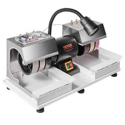 VV-JH-6P - VEVOR 6" Cabbing Machine with Diamond Wheels & Smart Water System
