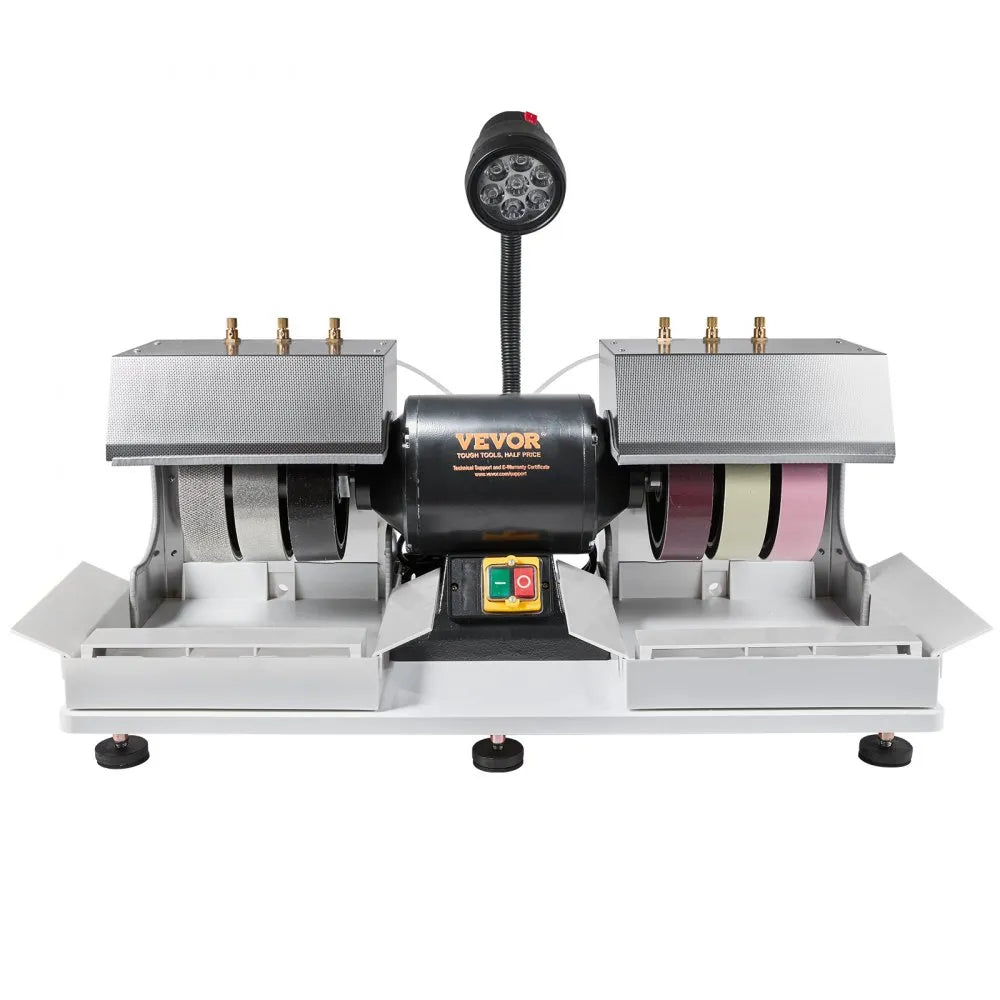 VV-JH-6P - VEVOR 6" Cabbing Machine with Diamond Wheels & Smart Water System
