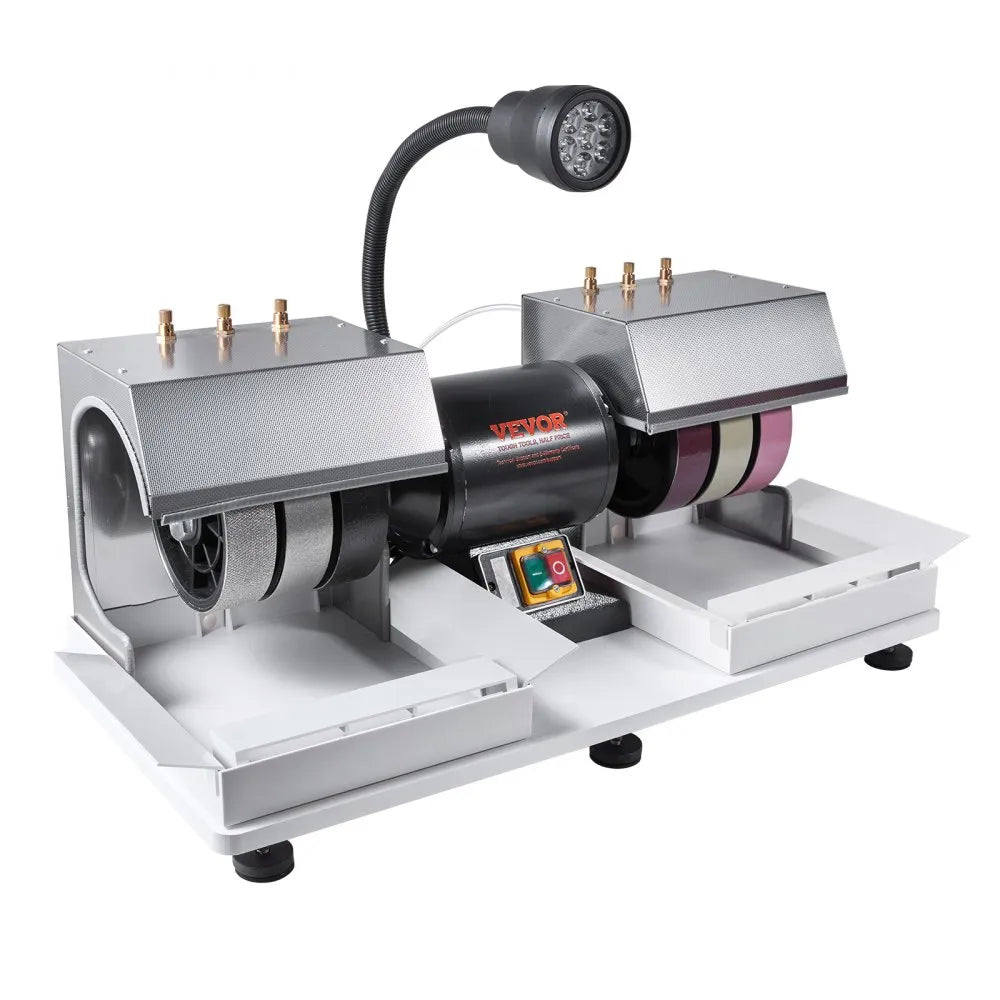 VV-JH-6P - VEVOR 6" Cabbing Machine with Diamond Wheels & Smart Water System