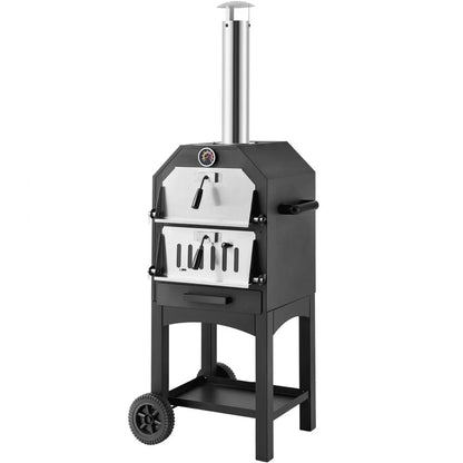 JY-MY-PSL-12 - 12" Portable Pizza Oven with 932°F Cooking Power