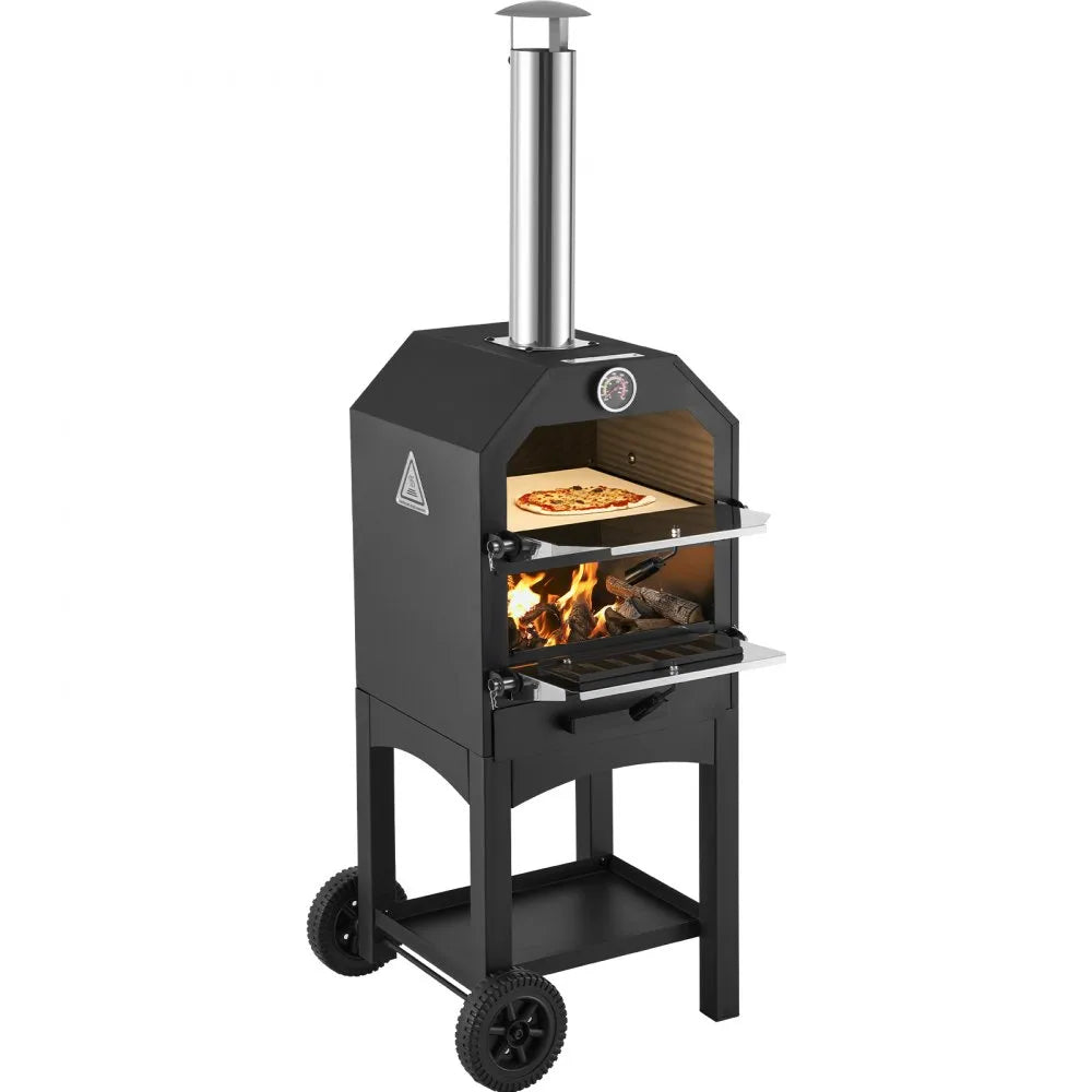JY-MY-PSL-12 - 12" Portable Pizza Oven with 932°F Cooking Power