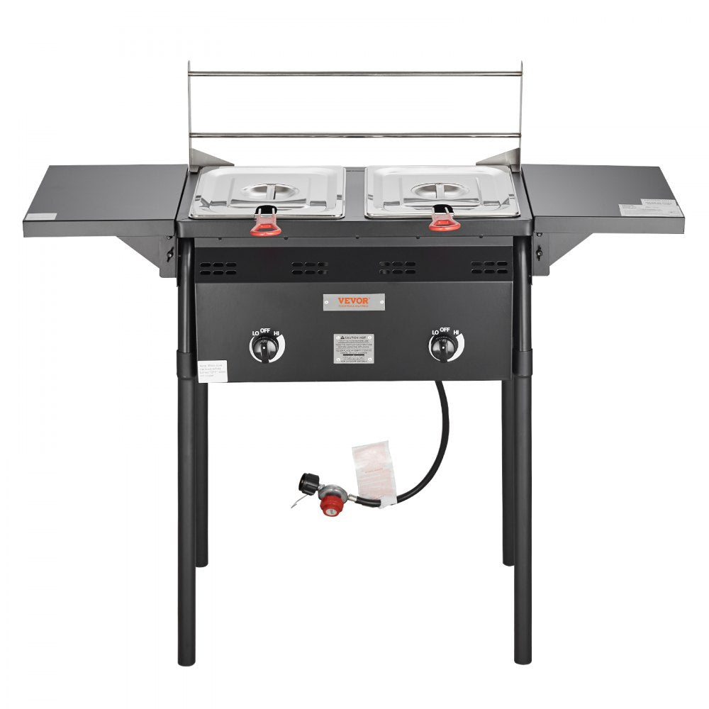DBFY01 - 4-Gallon Outdoor Propane Deep Fryer with Dual Burners