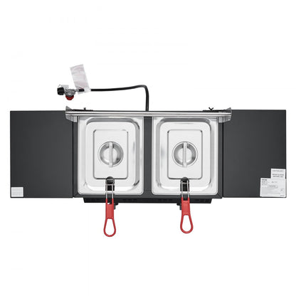 DBFY01 - 4-Gallon Outdoor Propane Deep Fryer with Dual Burners