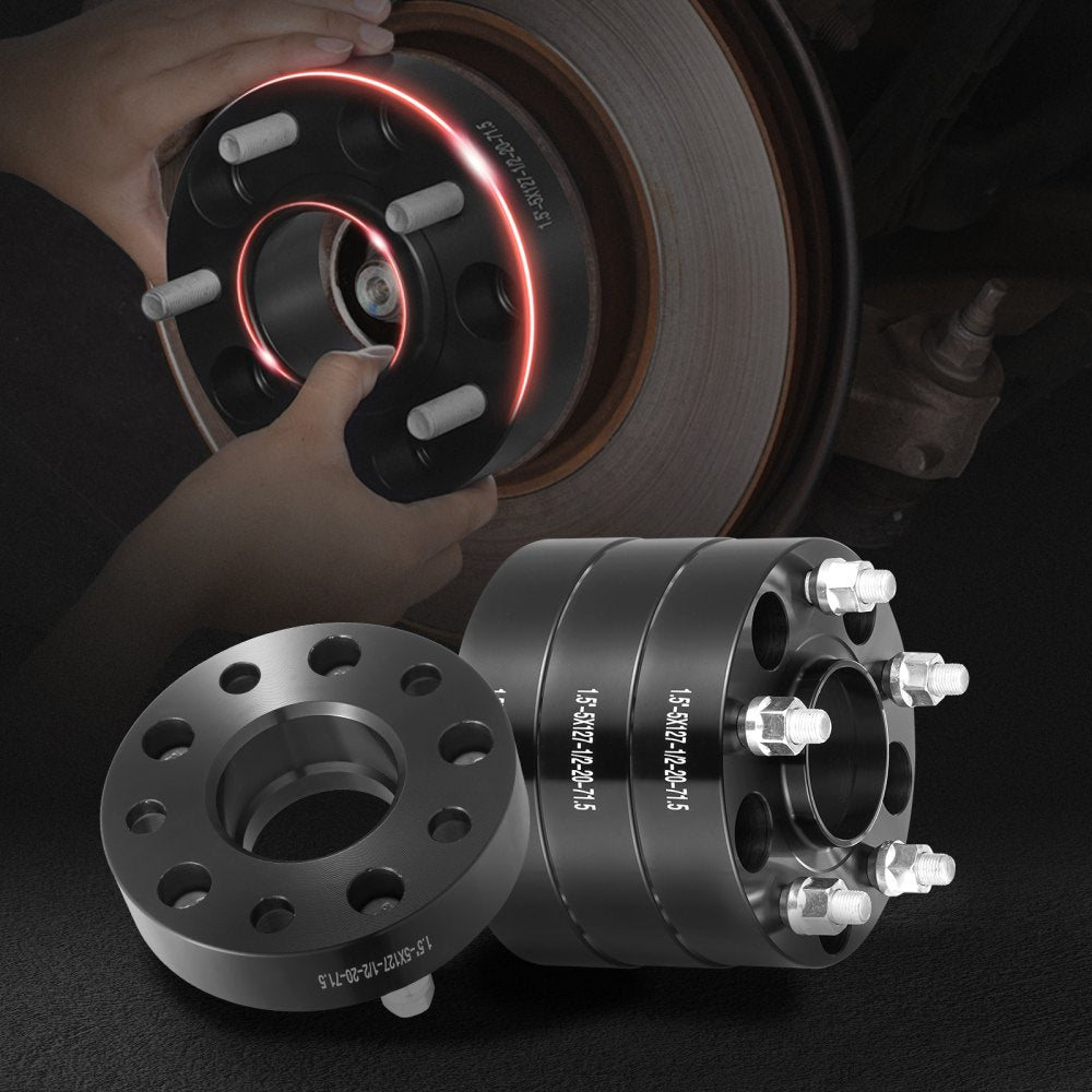 5500-5500-CT-71.5-04 - 1.5-Inch VEVOR Wheel Spacers for Enhanced Stability