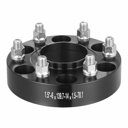 6550-6550-CT-78.1-09 - VEVOR 1.5-Inch Wheel Spacers for Enhanced Stability