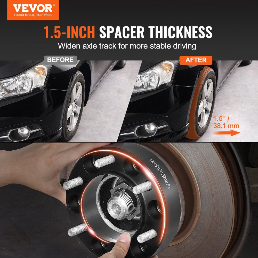 6550-6550-CT-106-07 - 1.5" VEVOR Wheel Spacers for Toyota & Lexus Models