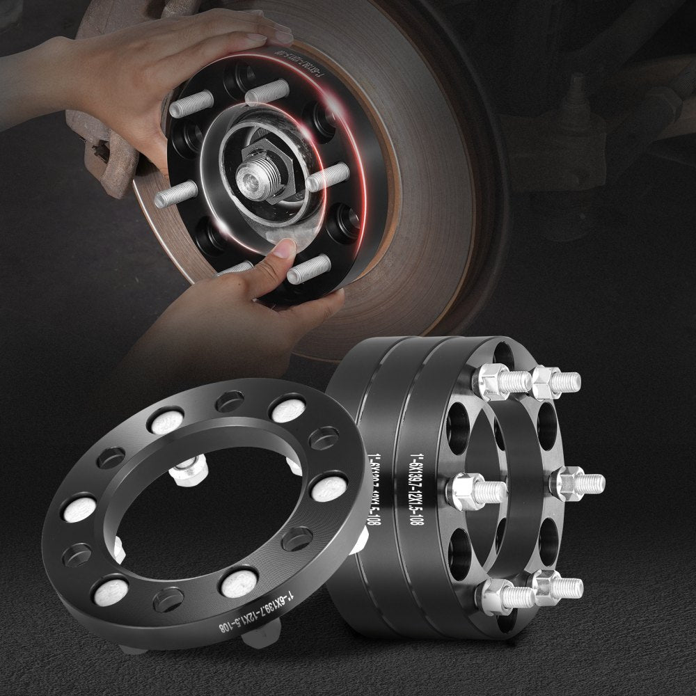 VEVOR 6550-6550-A-108-07 1-Inch Wheel Spacers for Enhanced Vehicle Stability
