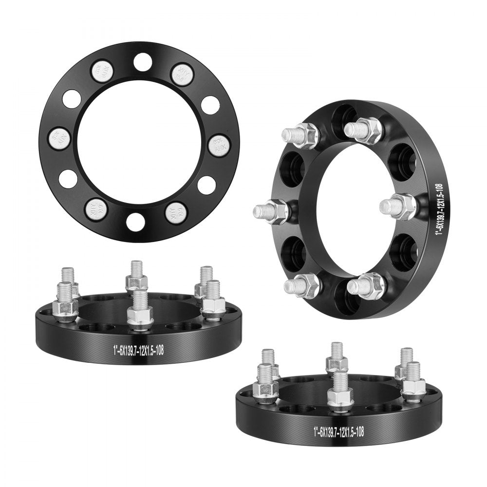 VEVOR 6550-6550-A-108-07 1-Inch Wheel Spacers for Enhanced Vehicle Stability