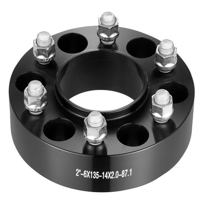 6135-6135-ET-87.1-50 - 2-Inch Aluminum Wheel Spacers for Jeep & Ford