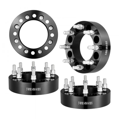 8650-8650-E-126.15-10 - 2" Forged Wheel Spacers for 8-Lug Trucks & SUVs