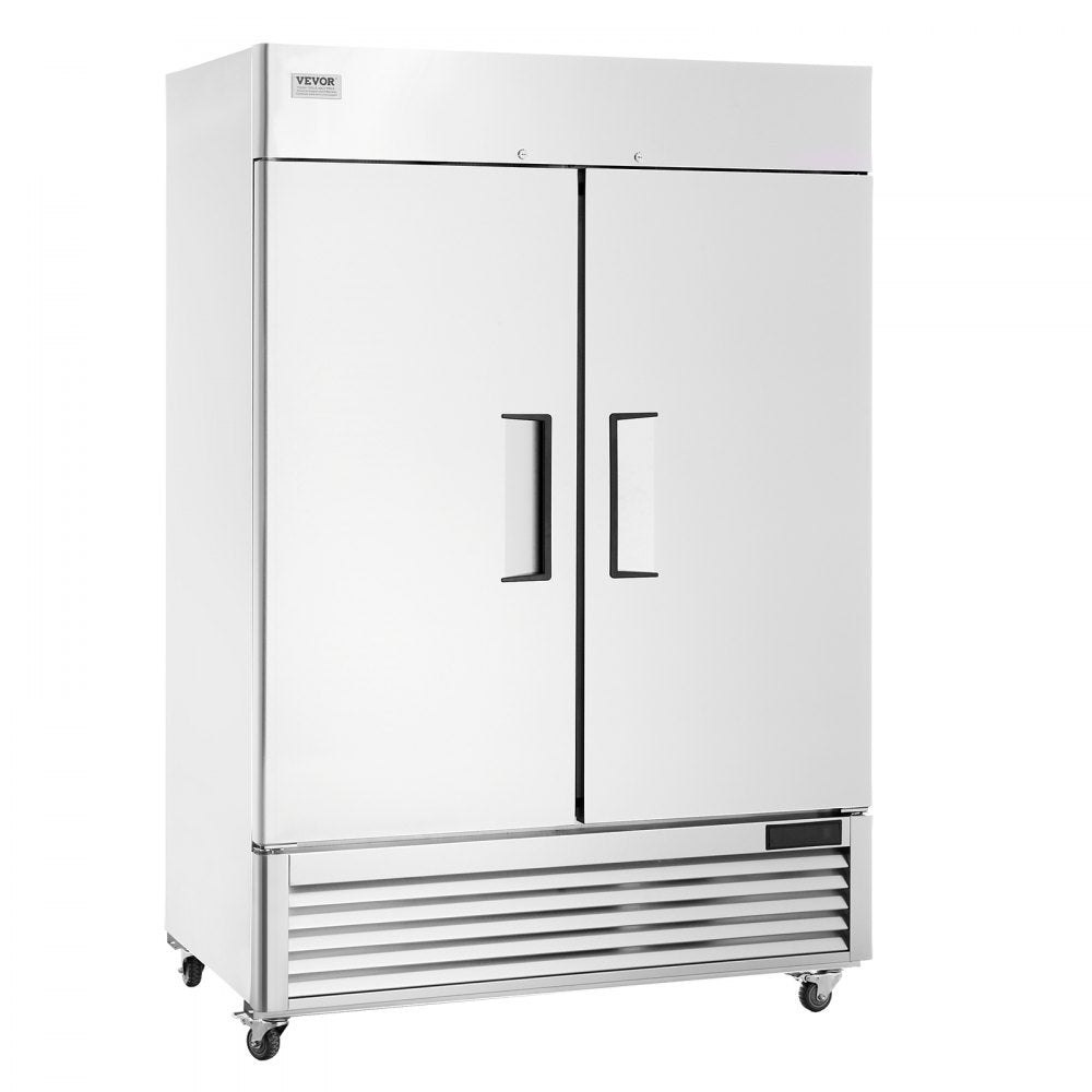 MF-49 - 44.21 Cu.ft Stainless Steel 2-Door Commercial Freezer with Digital Control