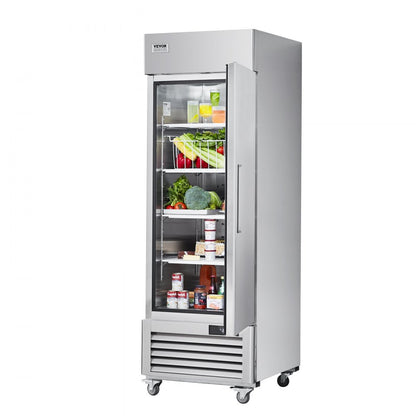 MR-23 - VEVOR 19.32 Cu.ft Stainless Steel Commercial Refrigerator with Digital Control