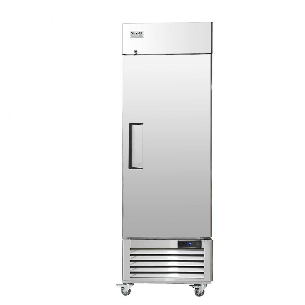 MR-23 - VEVOR 19.32 Cu.ft Stainless Steel Commercial Refrigerator with Digital Control