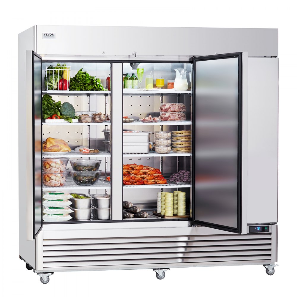 MR-83 - 60.42 Cu.ft Stainless Steel Auto-Defrost Refrigerator with 12 Shelves