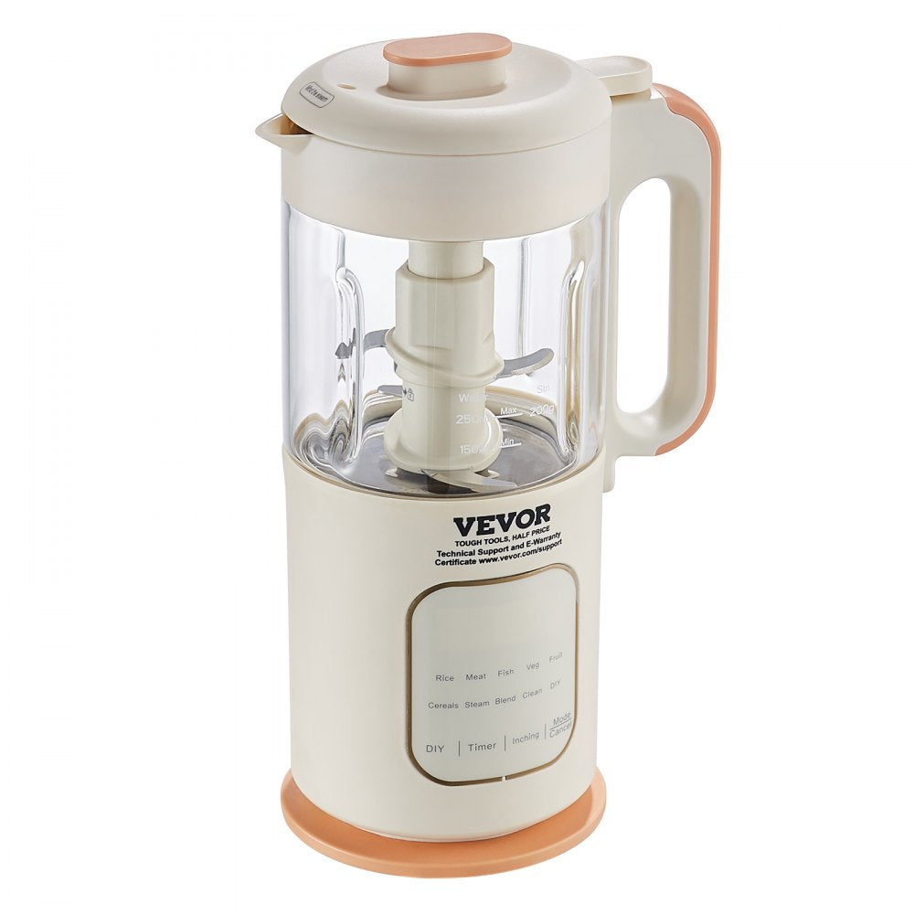 BL805 - 500W Stainless Steel Baby Food Maker with 300ml Glass Bowl