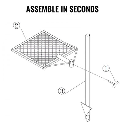 JY-XZKJ-01 - Durable Swivel Grill Grate for Outdoor Cooking & Campfires
