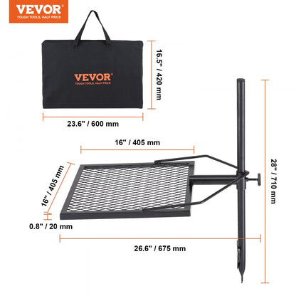 JY-XZKJ-01 - Durable Swivel Grill Grate for Outdoor Cooking & Campfires