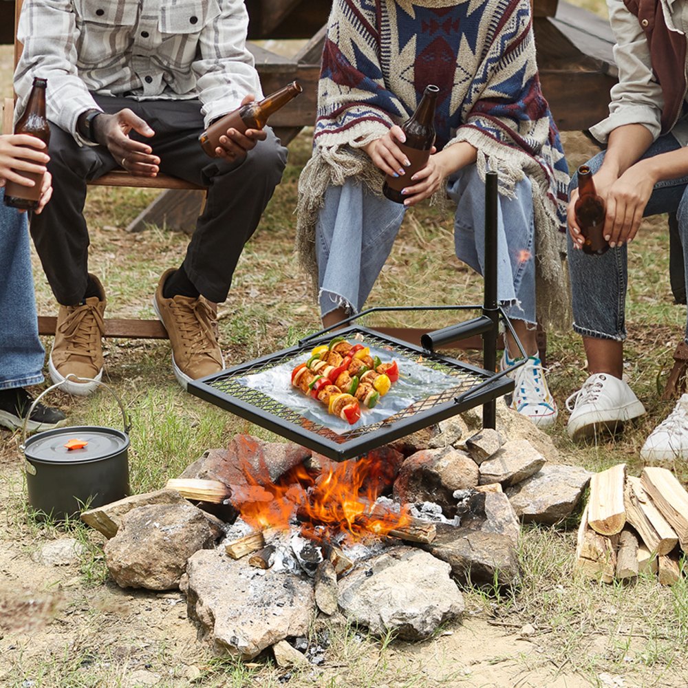 JY-XZKJ-01 - Durable Swivel Grill Grate for Outdoor Cooking & Campfires