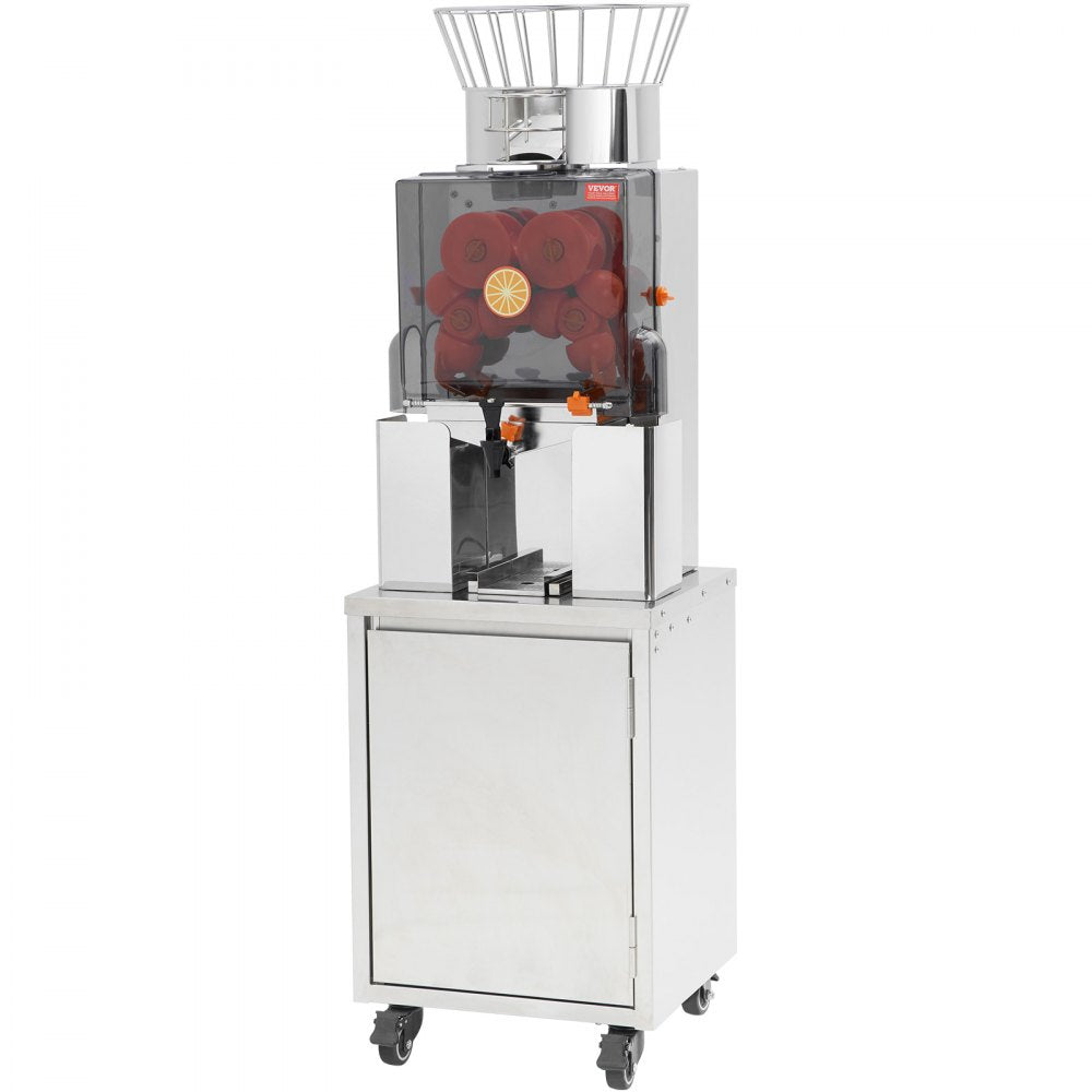 NS-2000E-4P - 120W VEVOR Orange Juicer with Automatic Peeling & Filtering