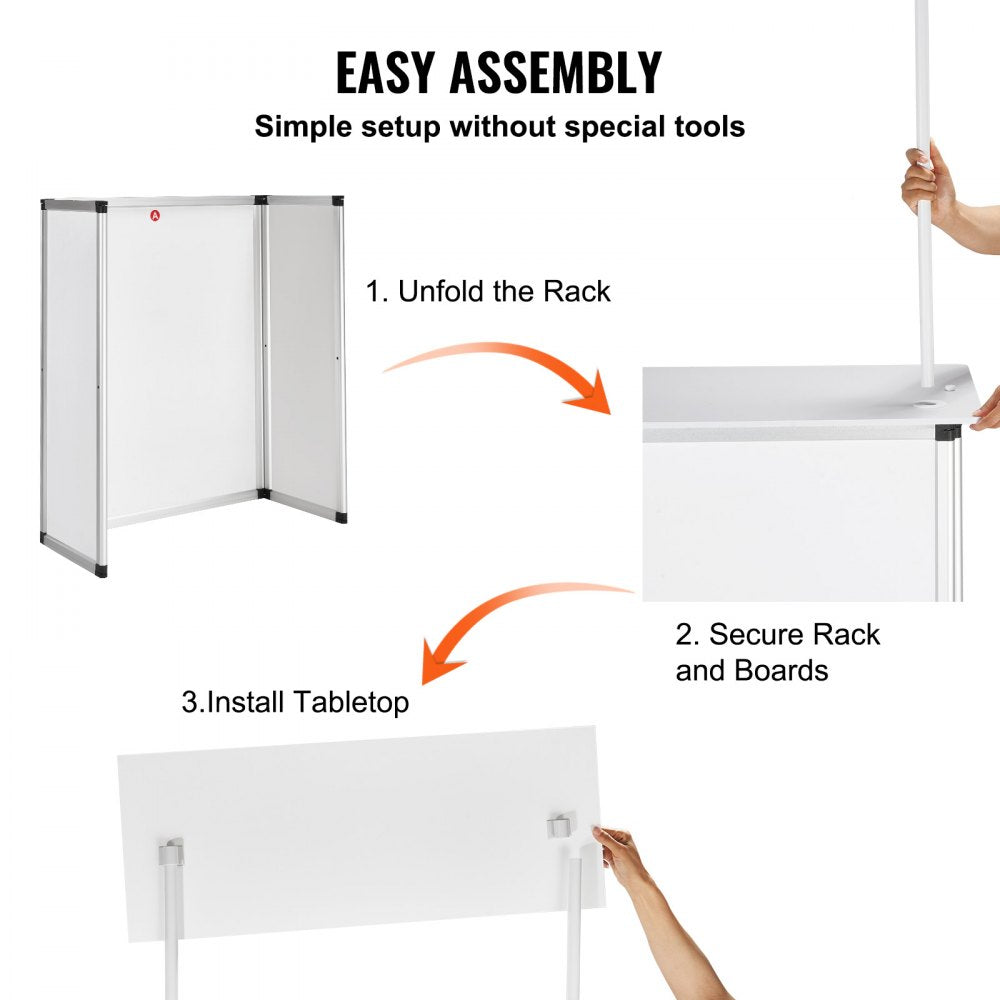 ZG-CXT02 - Lightweight Portable Podium Table 30.91" for Events & Craft Shows