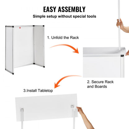 ZG-CXT02 - Lightweight Portable Podium Table 30.91" for Events & Craft Shows