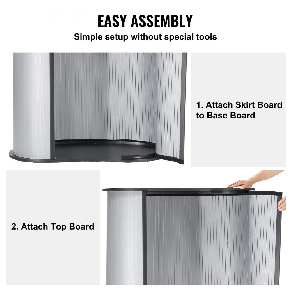 ZG-CXT03 - Portable 35.43" Tradeshow Podium Table with Carrying Bag