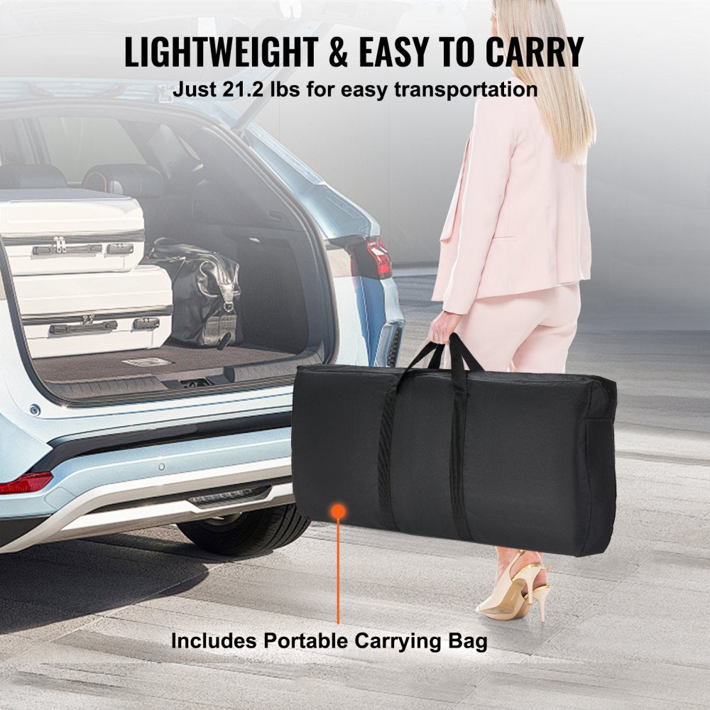 DX9930-B - 77.95" Portable Bar Table for Events and Parties