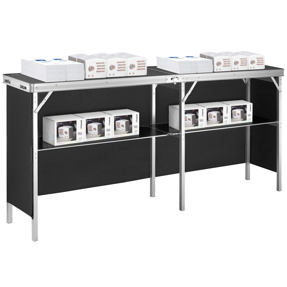 DX9930-B - 77.95" Portable Bar Table for Events and Parties
