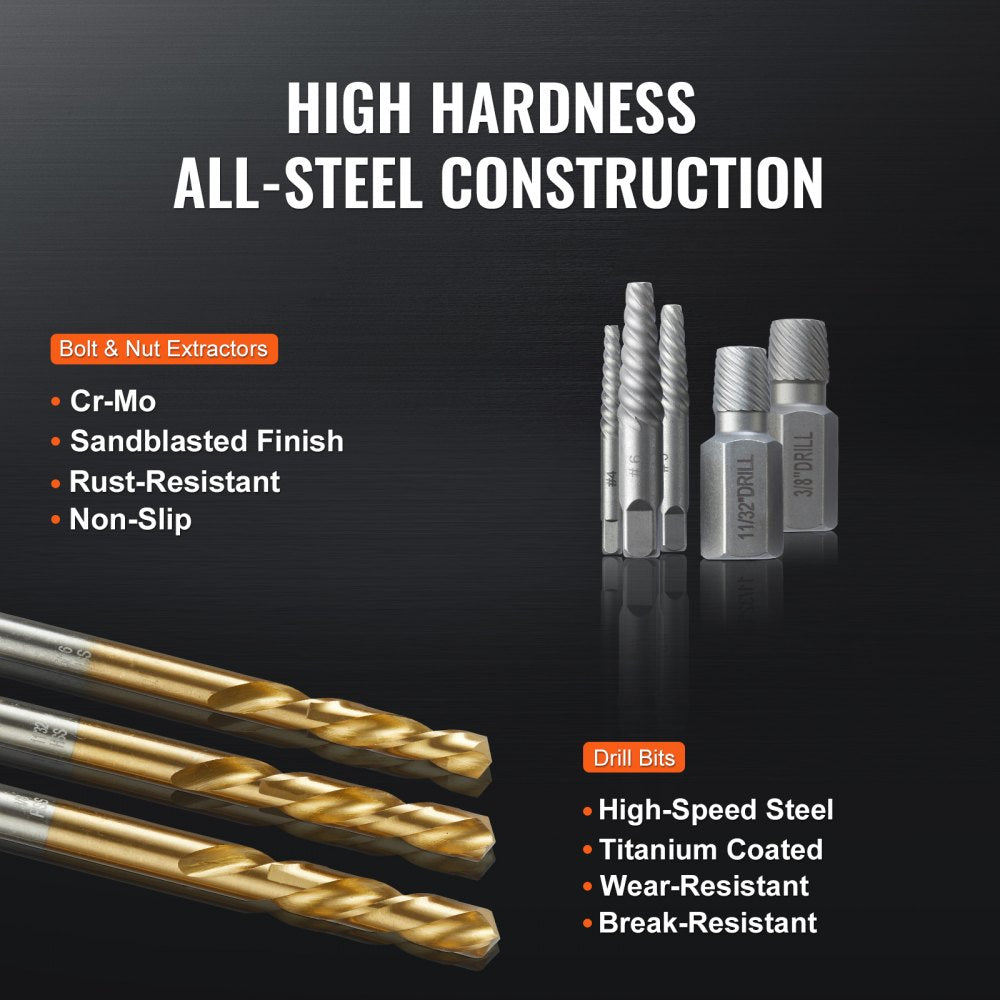 YM-35 - Comprehensive 35-Piece Screw Extractor and Bit Set for Versatile Repairs