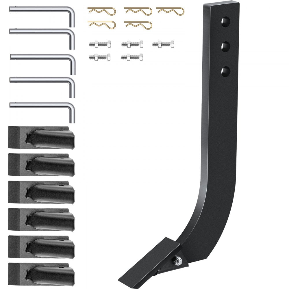 010187917410 - Heavy-Duty 3-Hole Box Blade Shank for Landscaping and Grading