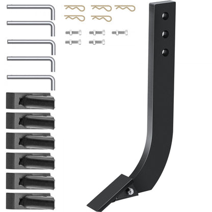 010187917410 - Heavy-Duty 3-Hole Box Blade Shank for Landscaping and Grading