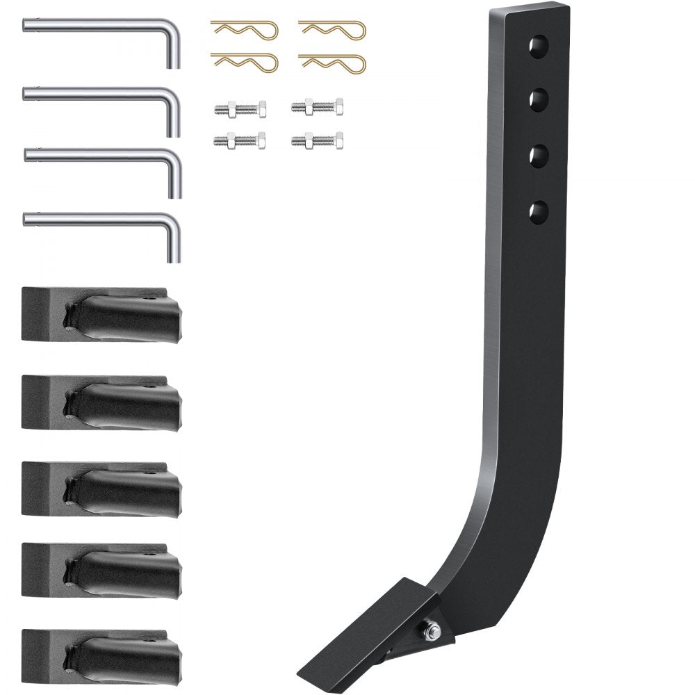 010664080468 - Heavy-Duty 18" Carbon Steel Box Blade Shank for Landscaping