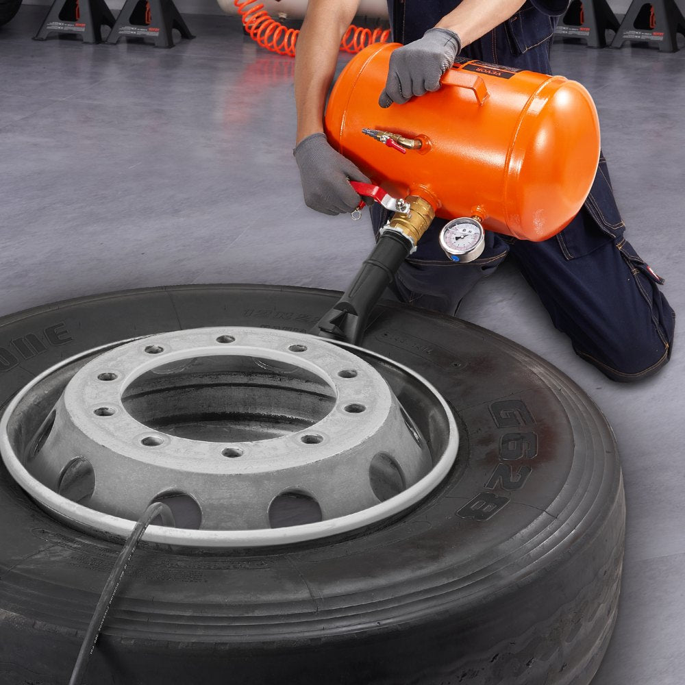 XJC-019 - 19L VEVOR Tire Bead Seater with 145 PSI Pressure Gauge