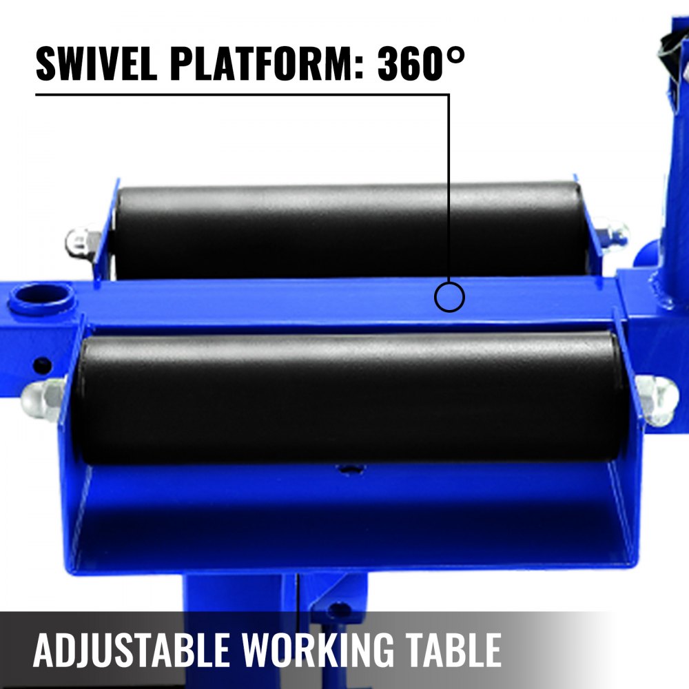 010834446857 - Durable Manual Tire Spreader with 360° Adjustable Table