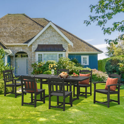 WS-SS-002 - Durable 7-Piece Patio Dining Set for All-Weather Comfort