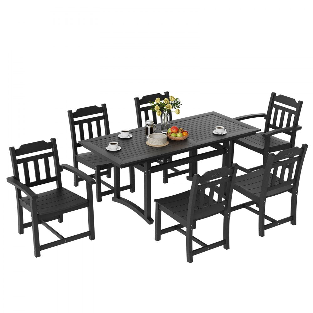WS-SS-002 - Durable 7-Piece Patio Dining Set for All-Weather Comfort